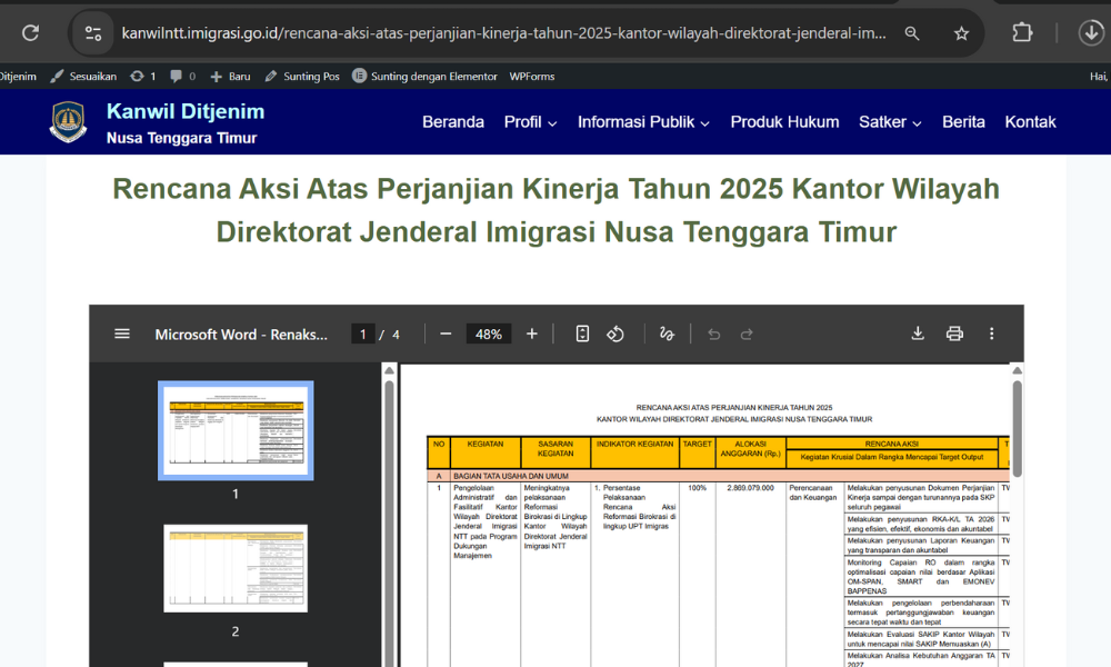 Cover Rencana Aksi
