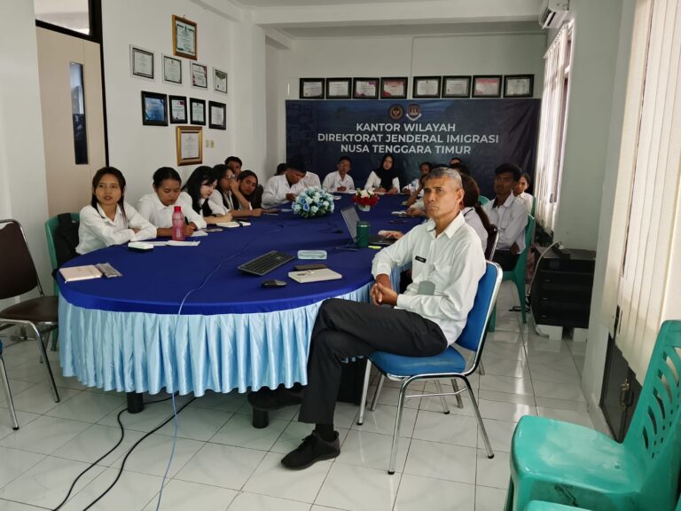Magang Di Kantor Wilayah Direktorat Jenderal Imigrasi Nusa Tenggara Timur