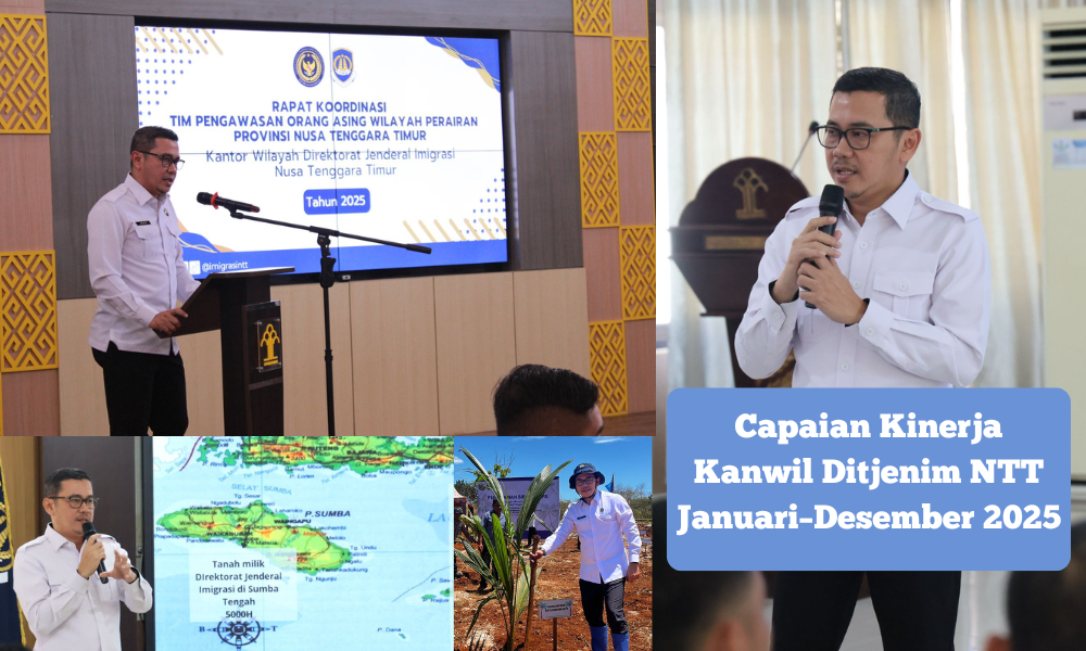Cover Capaian Kinerja Kanwil Ditjen Imigrasi NTT Tahun 2025