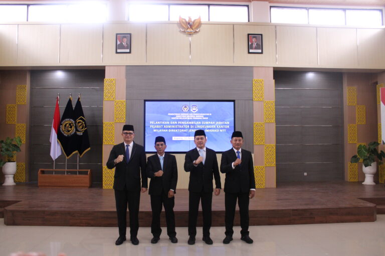 Pejabat yang Dilantik Di Kanwil Ditjen Imigrasi NTT