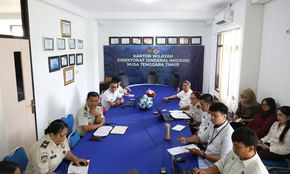 Cover Rapat Pra Rekonsiliasi Kanwil Ditjen Imigrasi NTT