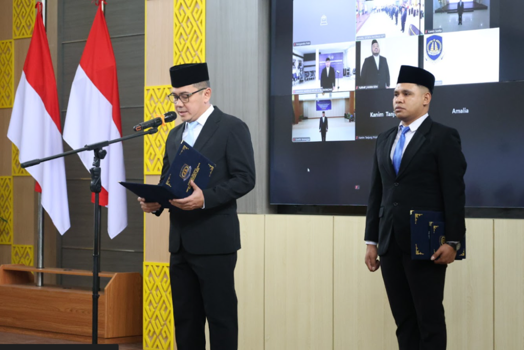 Pelantikan Oleh Kakanwil Ditjen Imigrasi NTT