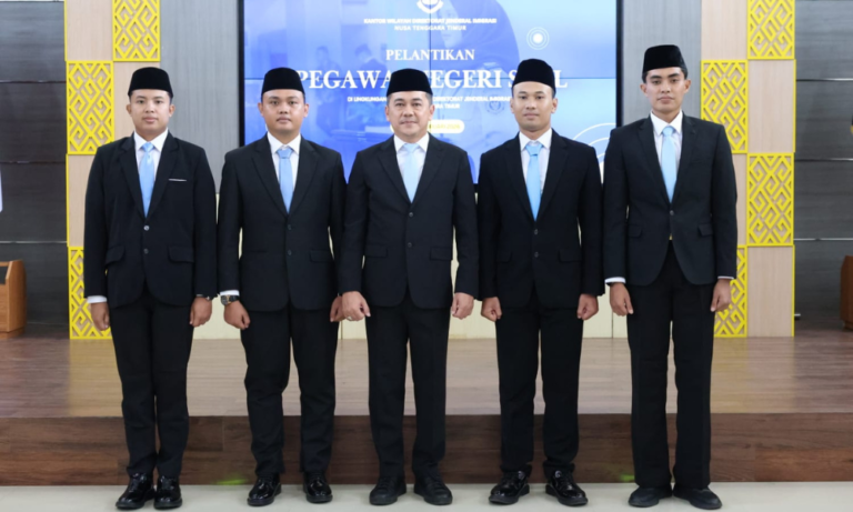 Cover Pelantikan CPNS Kanwil Ditjen Imigrasi NTT Februari 2026