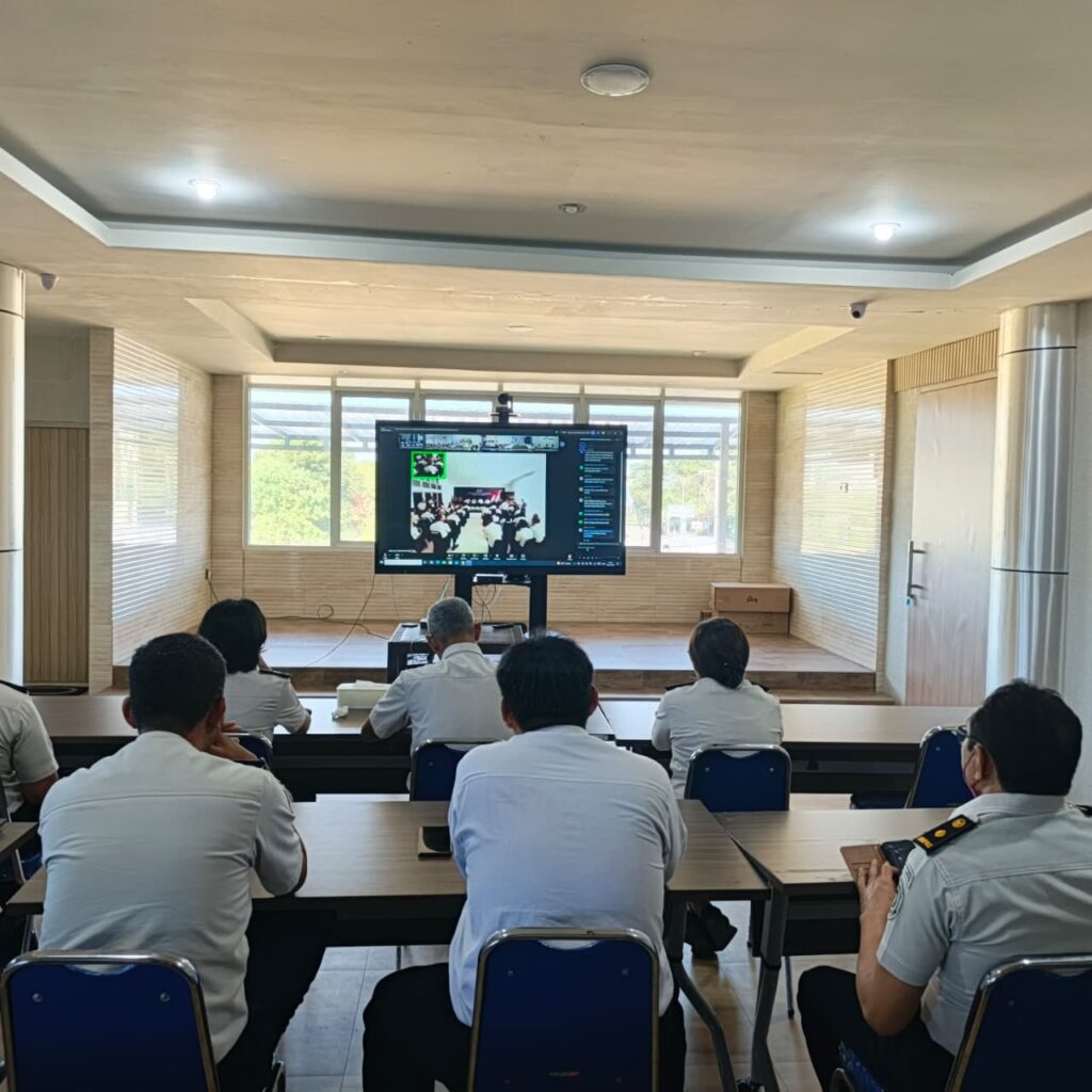 Kanwil Ditjen Imigrasi NTT mengikuti Pengarahan Wamen Imipas secara Virtual