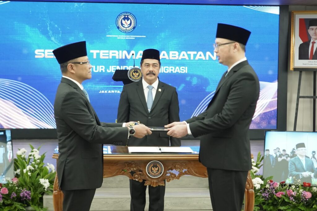 Sertijab Plt Direktur Jenderal Imigrasi