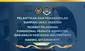Cover Pelantikan Pejabat Struktural dan Fungsional Di Kanwil Ditjen Imigrasi NTT
