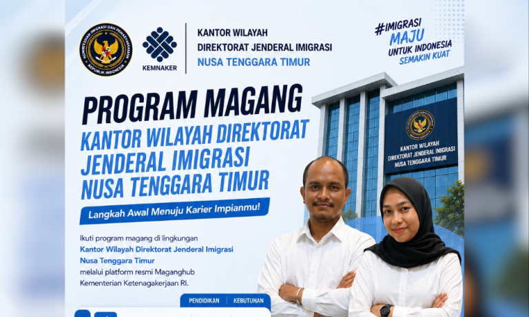Cover Pemagangan Nasional 2026 Batch 1 Angkatan 2 Di Kanwil Ditjen Imigrasi NTT