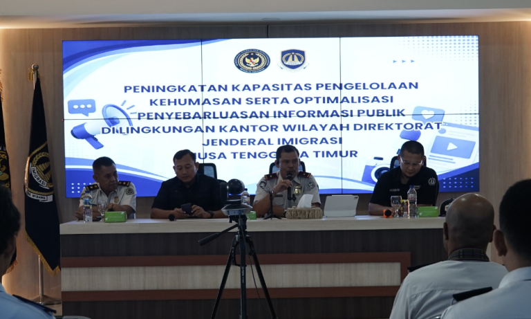 Penguatan Kehumasan Di Kanwil Ditjen Imigrasi NTT