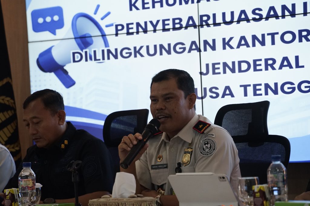 Sambutan Kakanwil Ditjen Imigrasi NTT dalam Penguatan Kehumasan