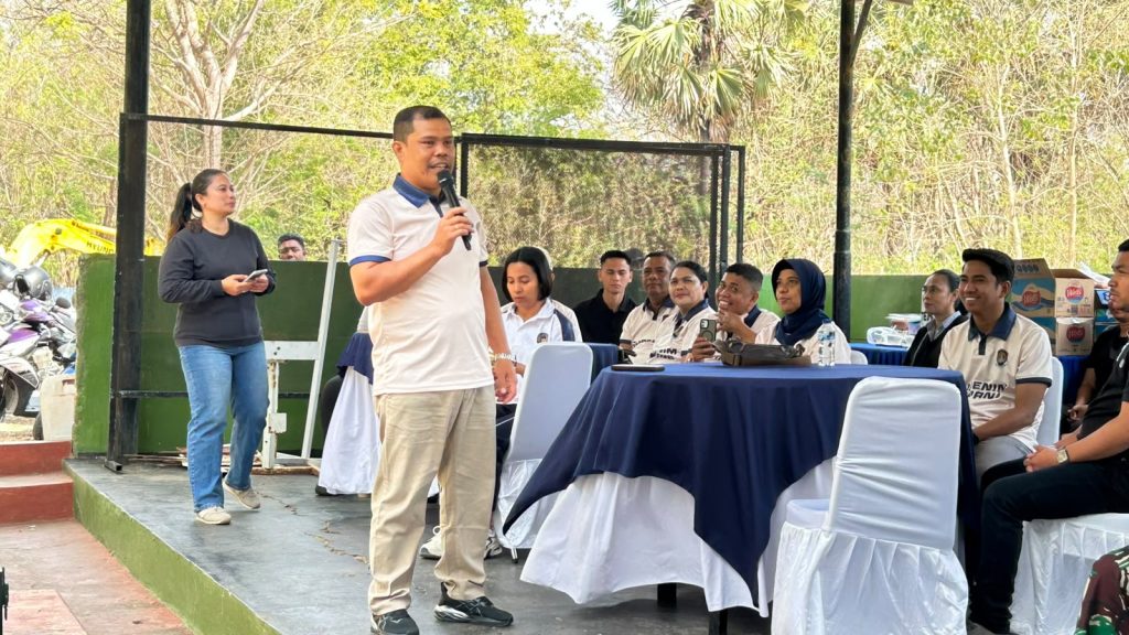 Sambutan Kakanwil Ditjen Imigrasi NTT dalam Latihan Menembak