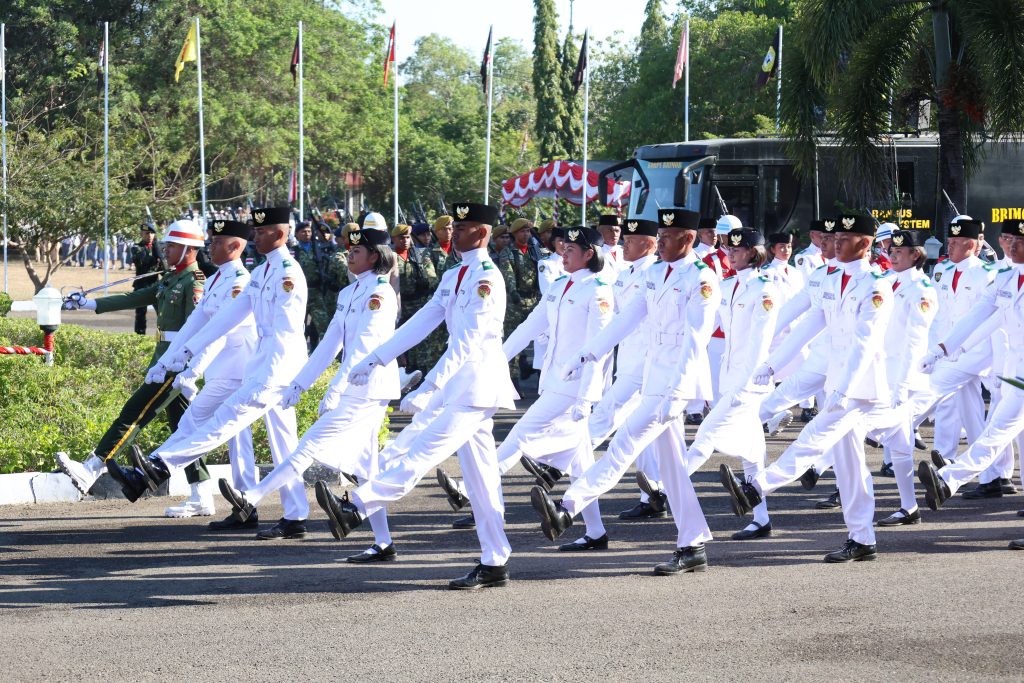 Upacara Kanwil Ditjen Imigrasi NTT Di Rujab Gubernur