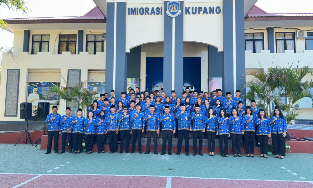 Cover Upacara Kesaktian Pancasila Imigrasi NTT